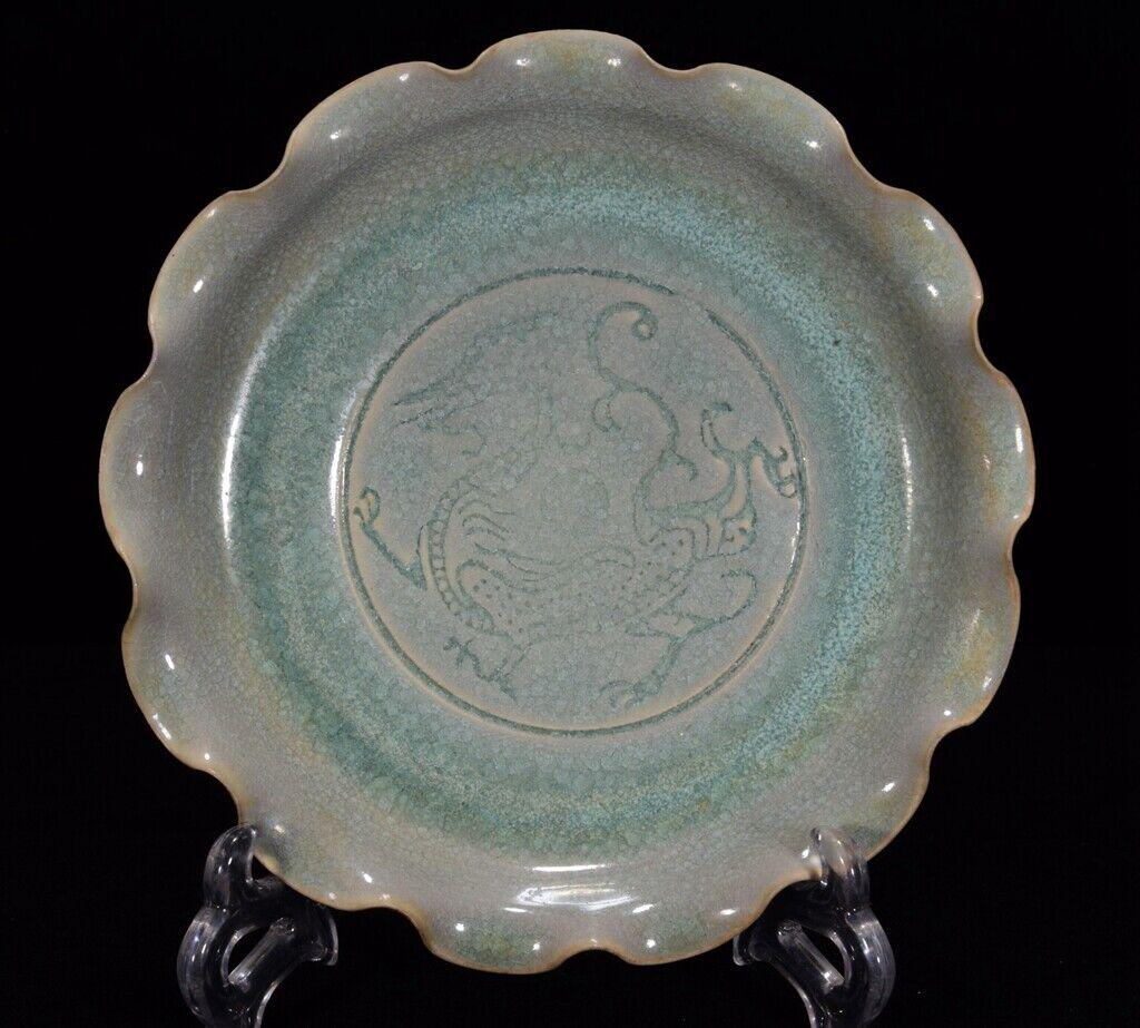 Chinese ru kiln porcelain plate (1 of 7)