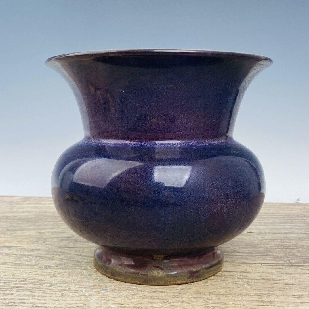 Chinese jun kiln porcelain pot (1 of 9)