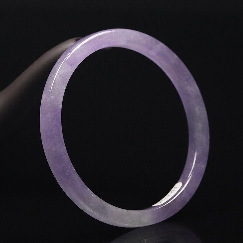 Chinese natural lavender jade bangle (1 of 11)