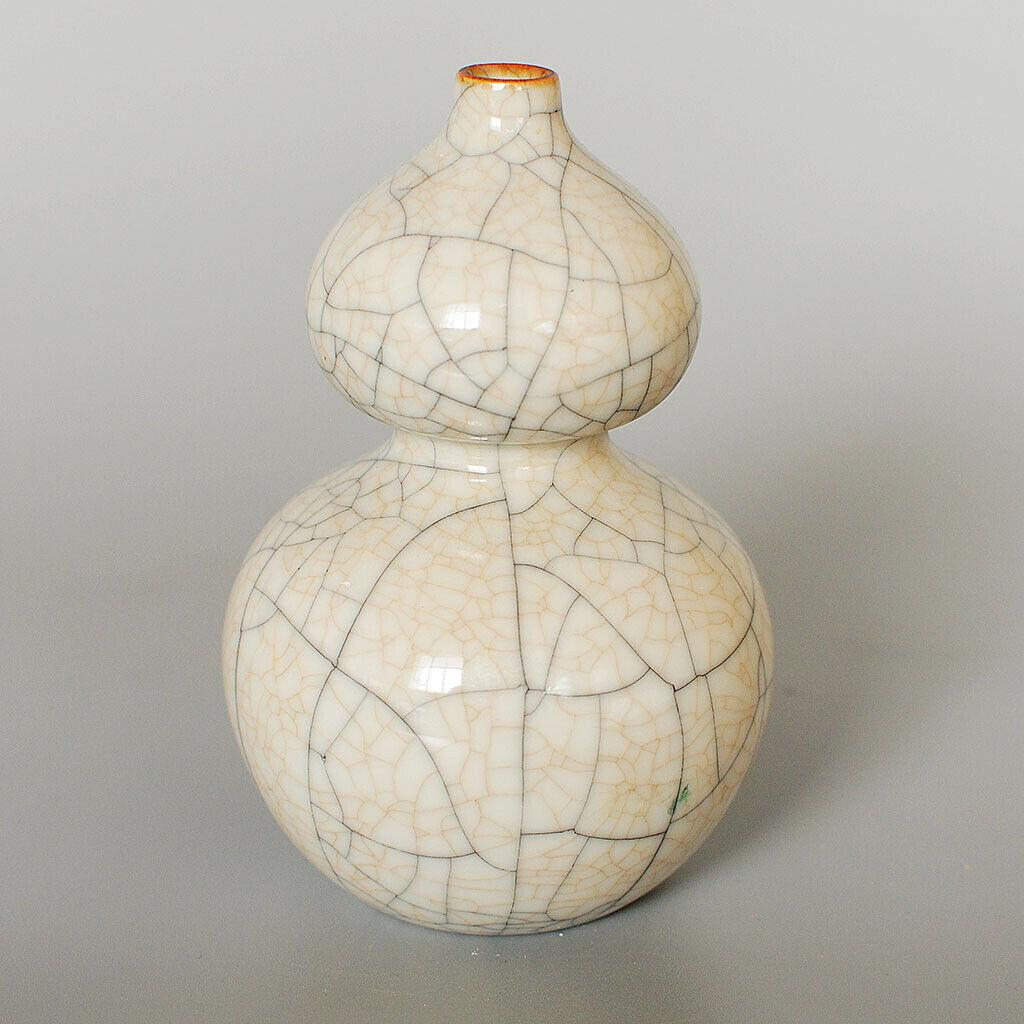 Chinese white crackle porcelain vase (1 of 4)