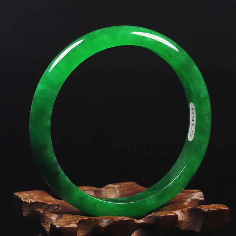 Chinese natural green jade bangle (1 of 11)