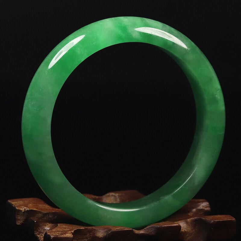 Chinese natural green jade bangle (1 of 13)