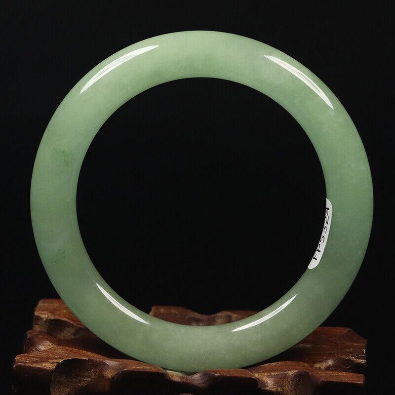 Chinese natural green jade bangle (1 of 11)