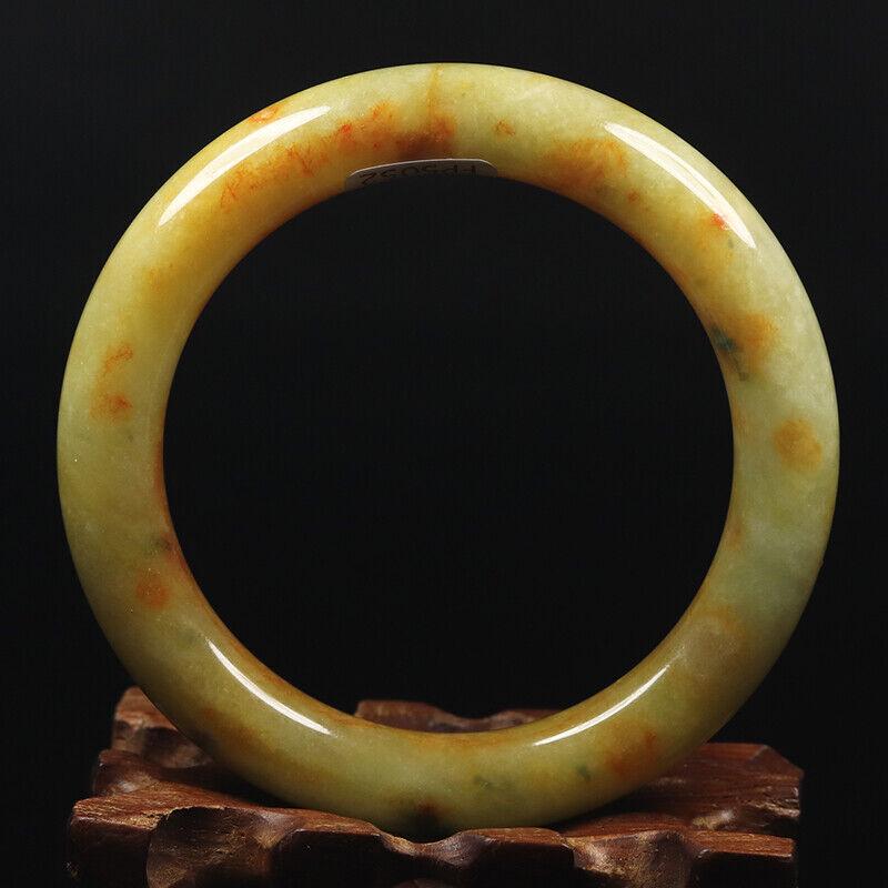 Chinese natural yellow jade bangle (1 of 11)
