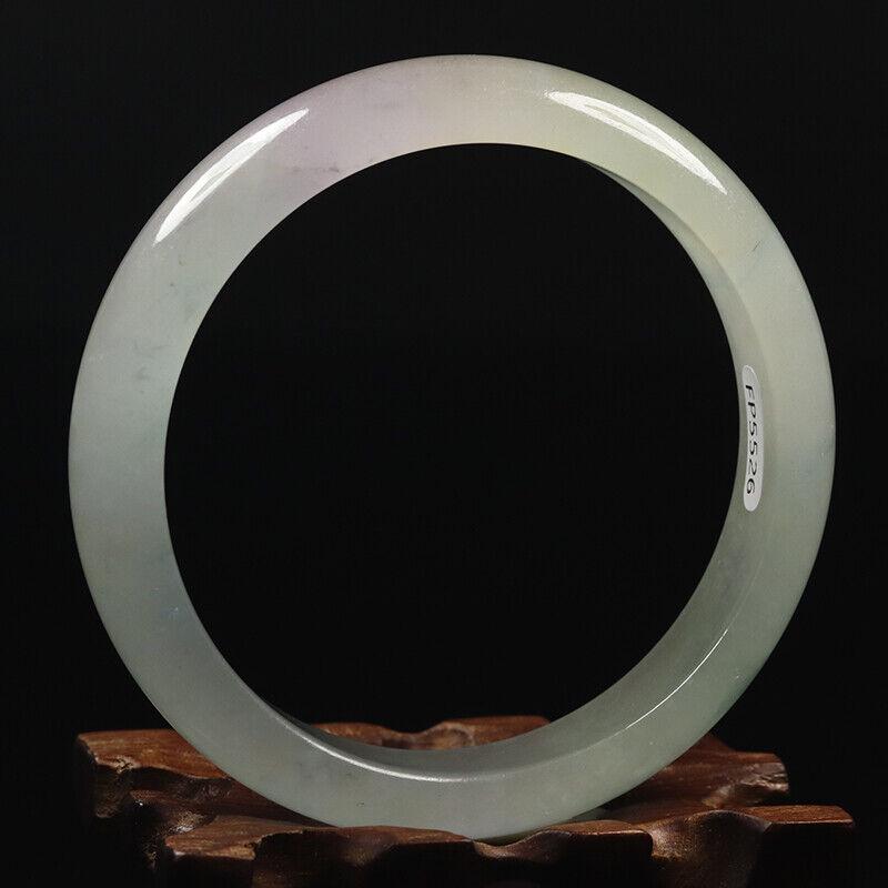 Chinese natural lavender jade bangle (1 of 12)