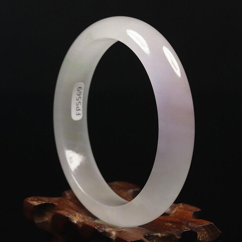 Chinese natural lavender jade bangle (1 of 12)