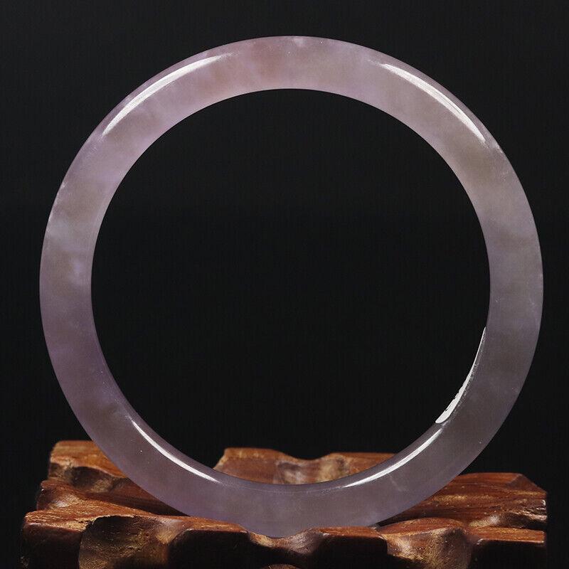 Chinese natural lavender jade bangle (1 of 11)
