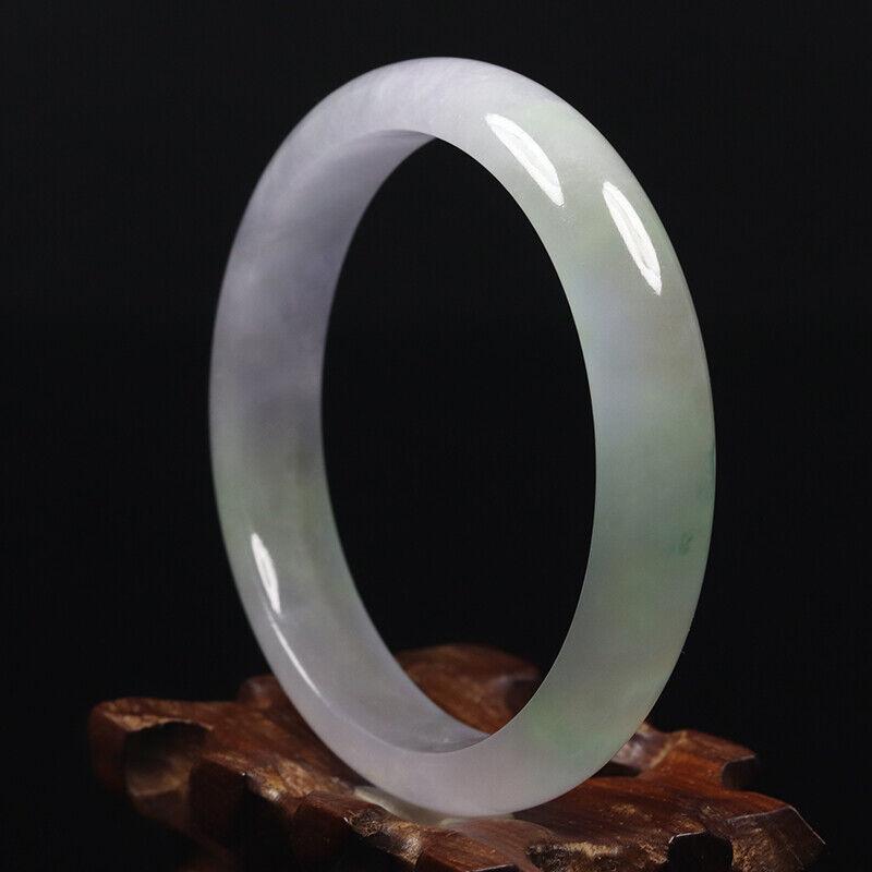 Chinese natural lavender jade bangle (1 of 12)