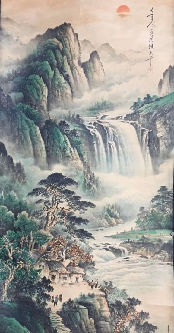 Zhang daqian scroll painting (1 of 9)