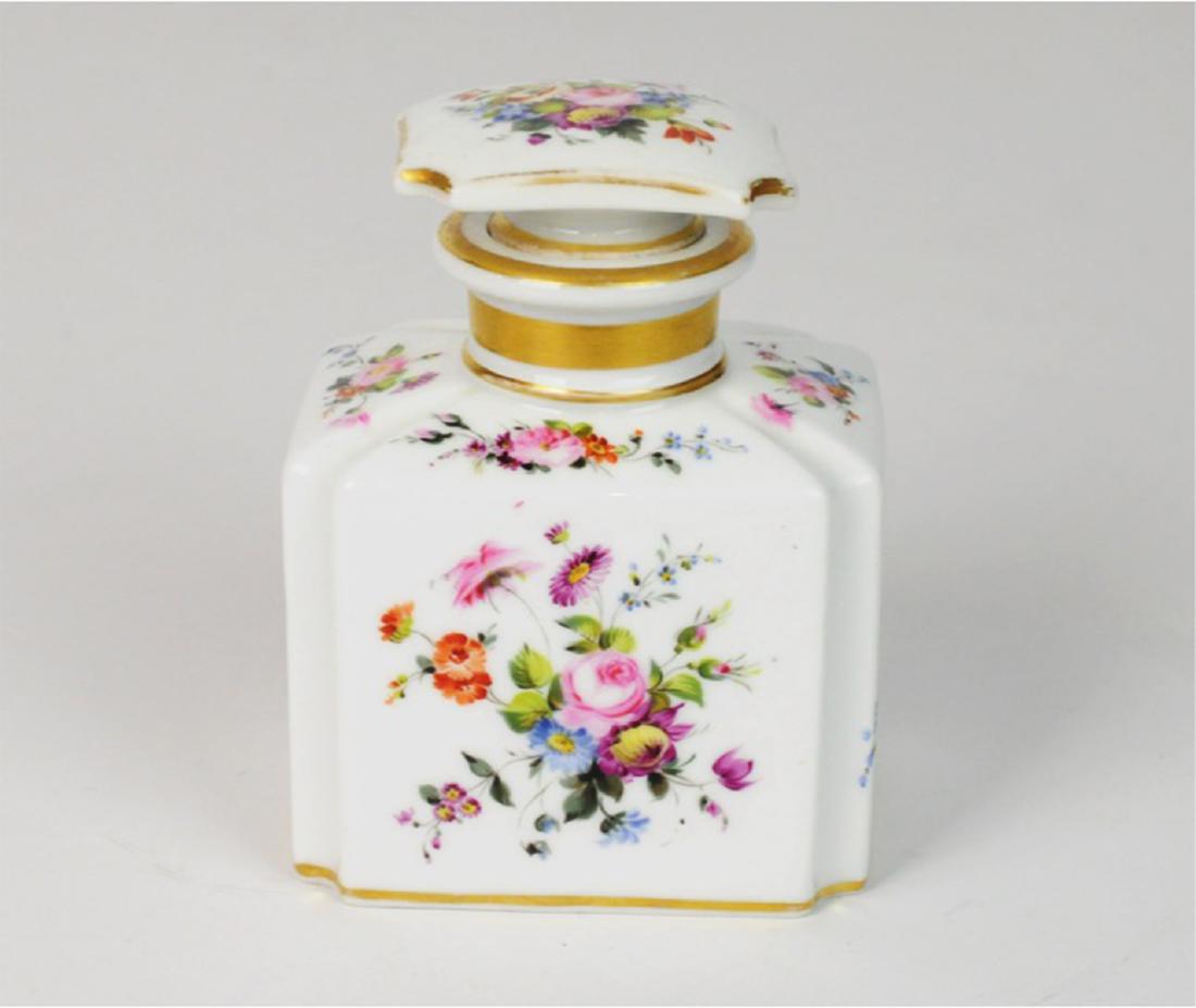 Porcelain Floral Scent Jar France (1 of 4)