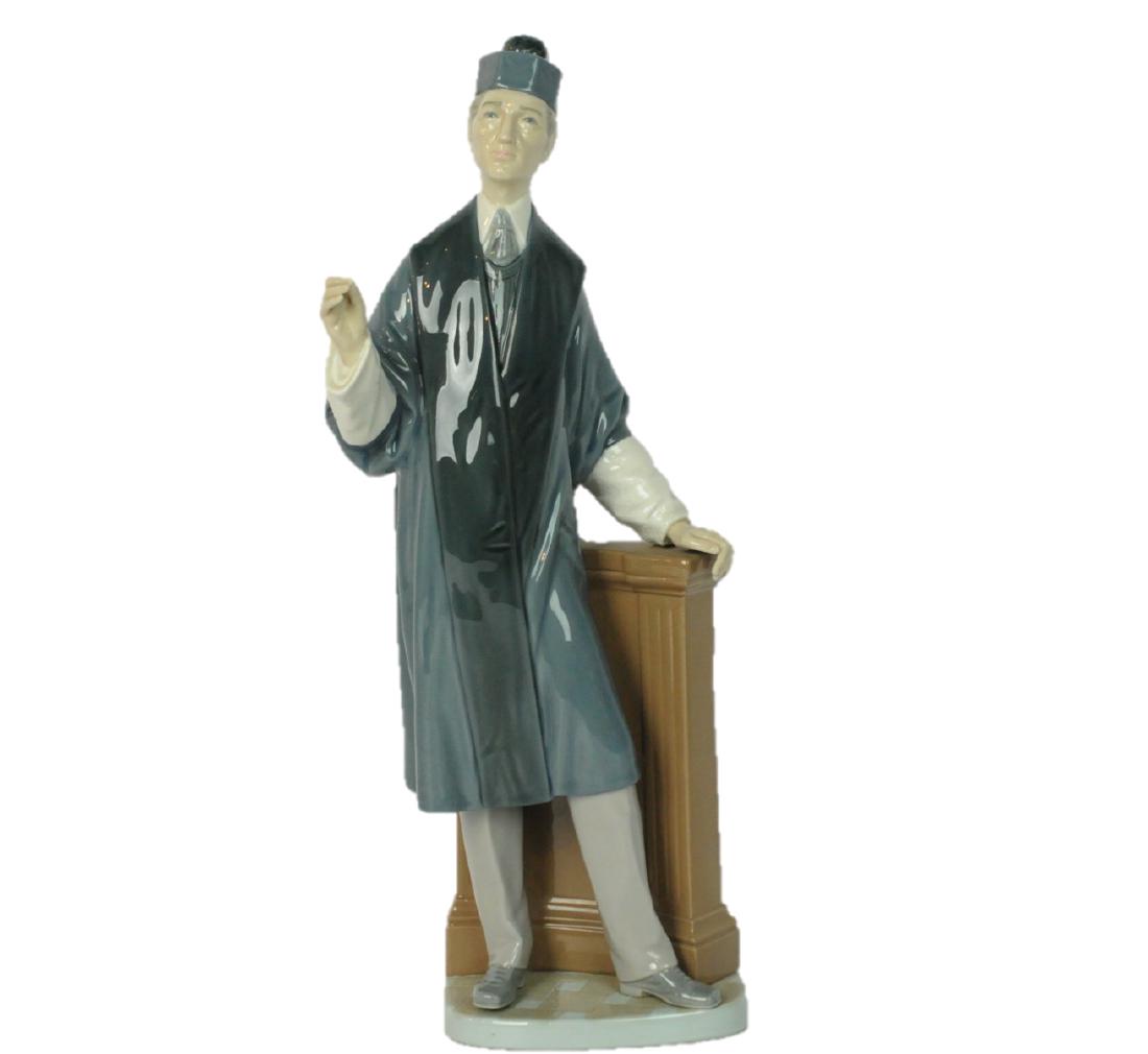Lladro 1974-85 "The Barrister" Lawyer Porcelain (1 of 7)