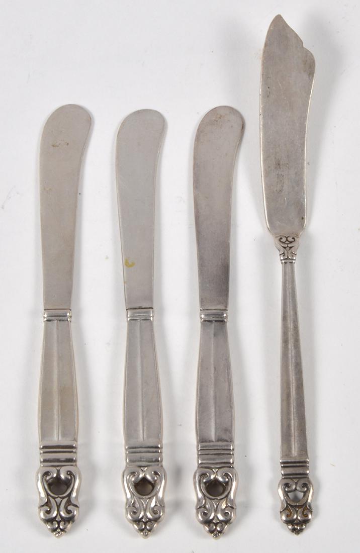 International Sterling Royal Danish Butter Knives (1 of 4)