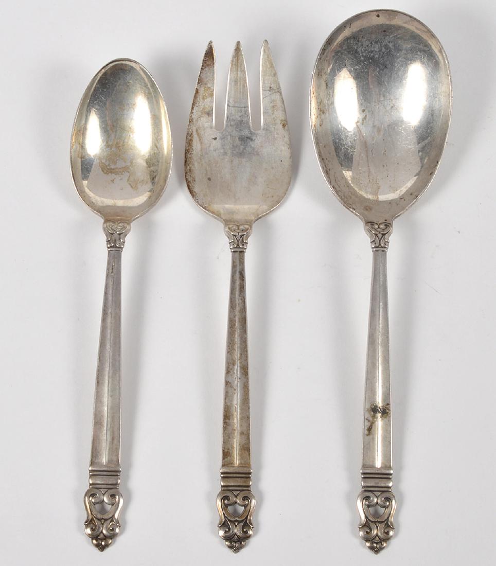 3 International Sterling Royal Danish Serving (1 of 3)