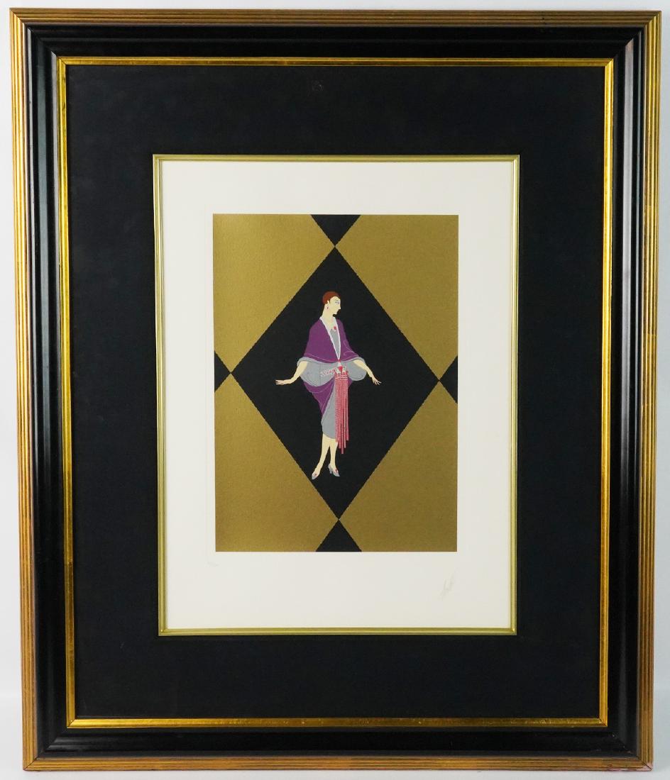 Signed Erte Serigraph / Lithograph of Women (1 of 10)