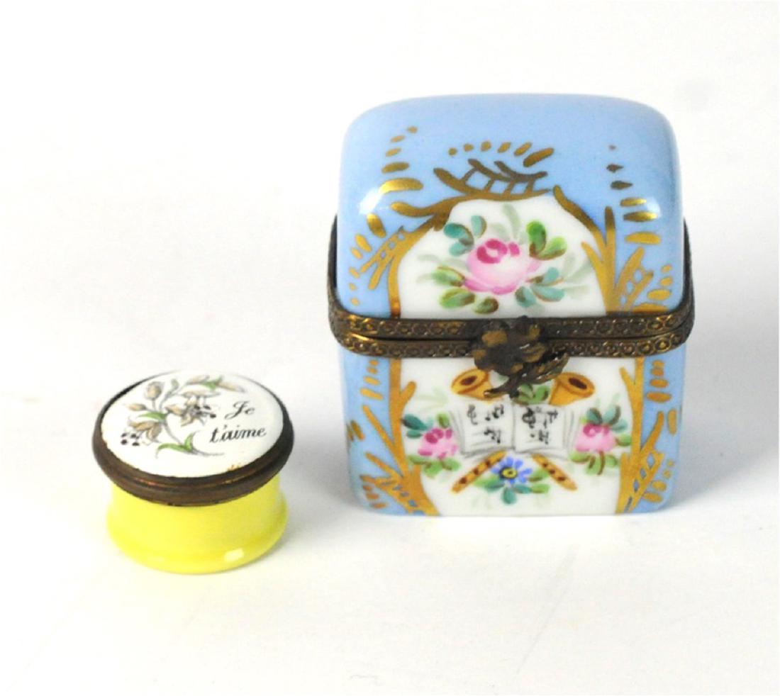 2 Limoges Mini Boxes Scent Box (1 of 11)
