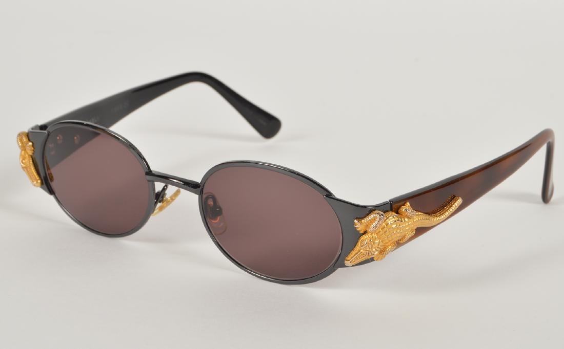 Keiselstein Cord Sunglasses Gold Alligator (1 of 7)