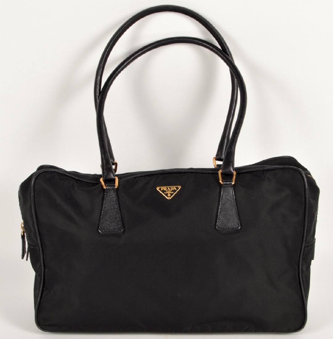 Prada Tessuto & Saffiano Leather Shoulder Bag (1 of 15)