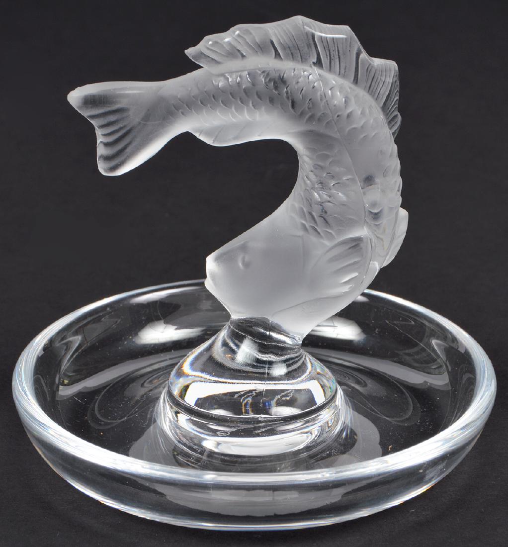 Lalique Crystal Koi Fish Ring Trinket Dish (1 of 5)