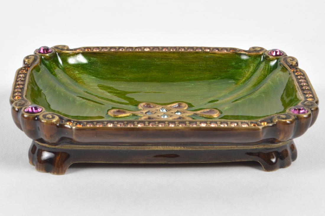 Jay Strongwater Dish Enameled & Jeweled (1 of 3)