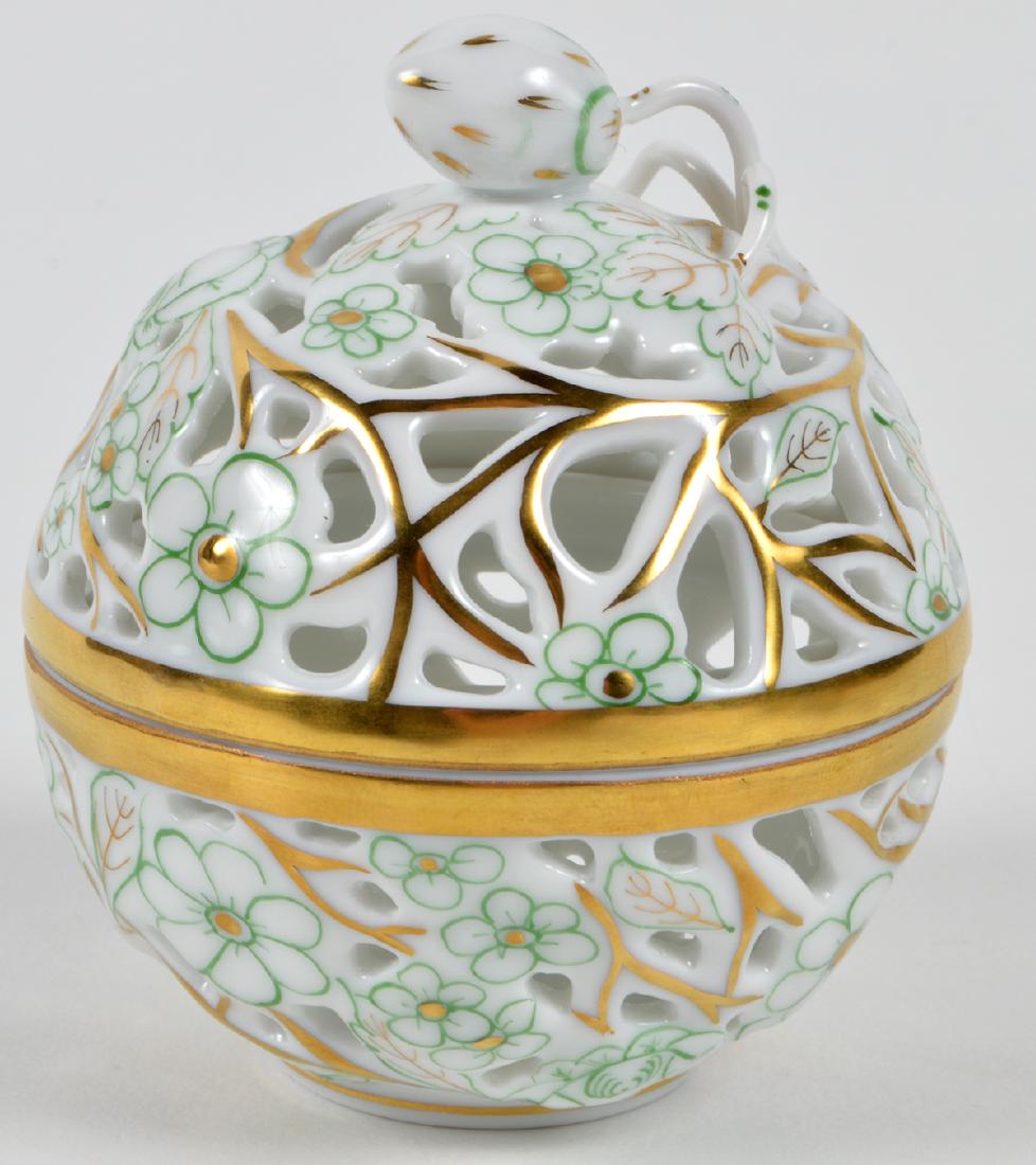 Herend Articulated Strawberry Lidded Round Box (1 of 6)