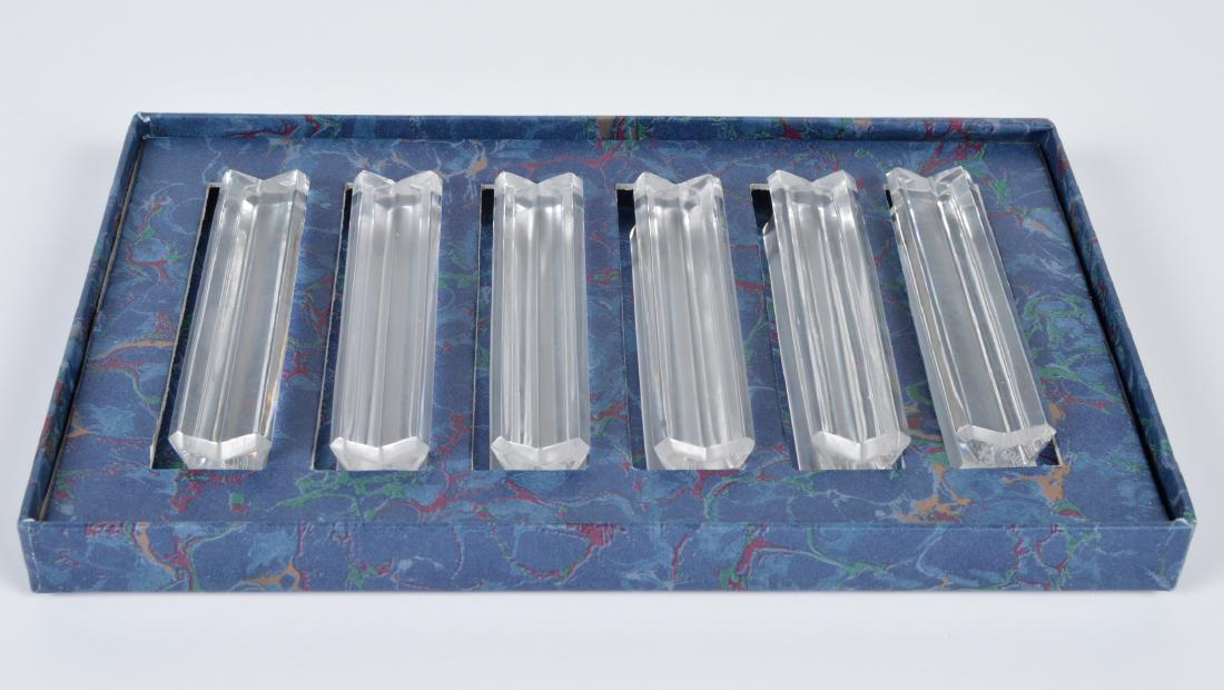 Saint Louis Crystal Knife Rests Set of 6 (1 of 6)