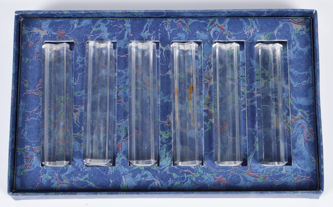 Saint Louis Crystal Knife Rests Set of 6 (1 of 6)