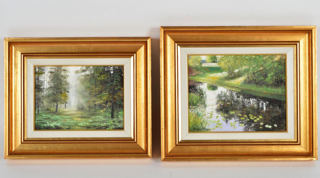 Pair of Roger Fullman Oil Paintings (1 of 8)