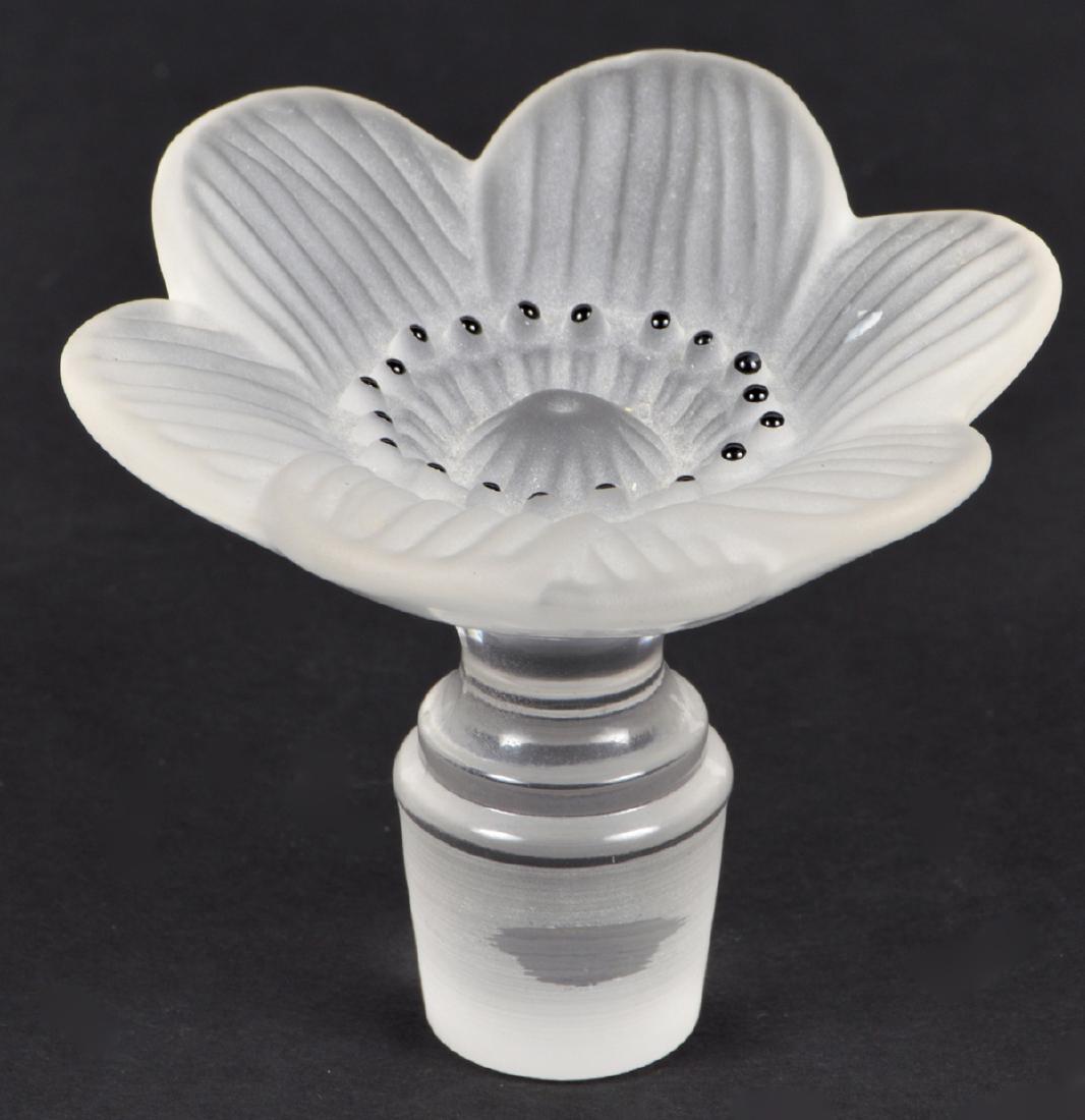 Lalique Style 'ANEMONE FLORA' Flower Perfume Stopper (1 of 4)