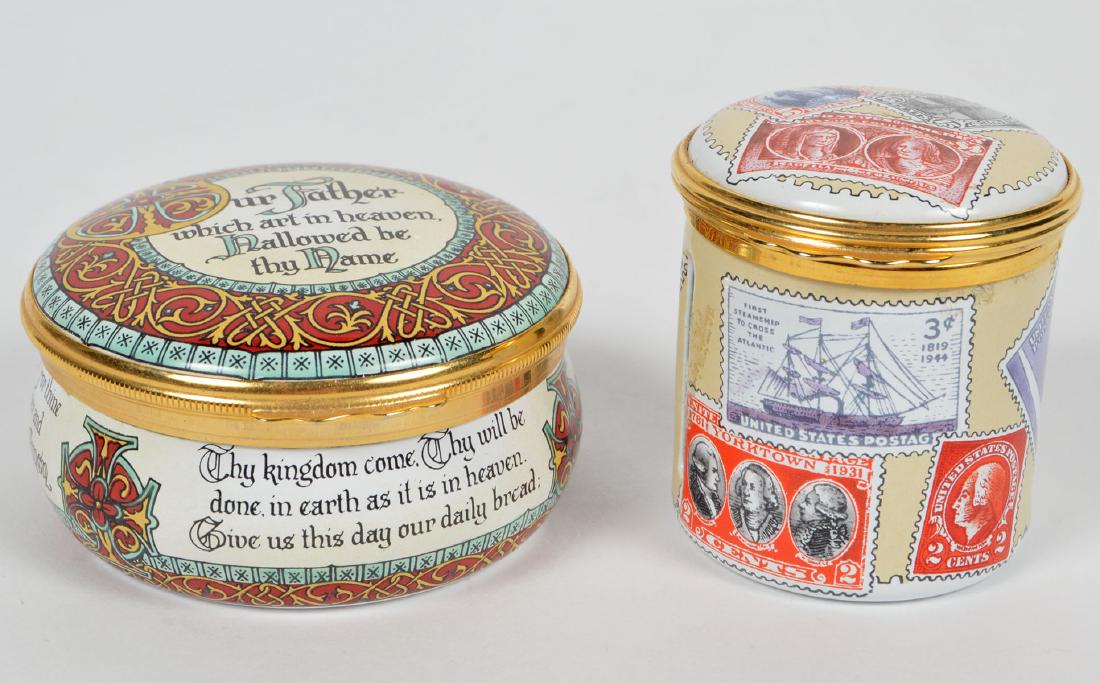 2 Halcyon Days Enamel Box St Matthew & Stamps (1 of 7)