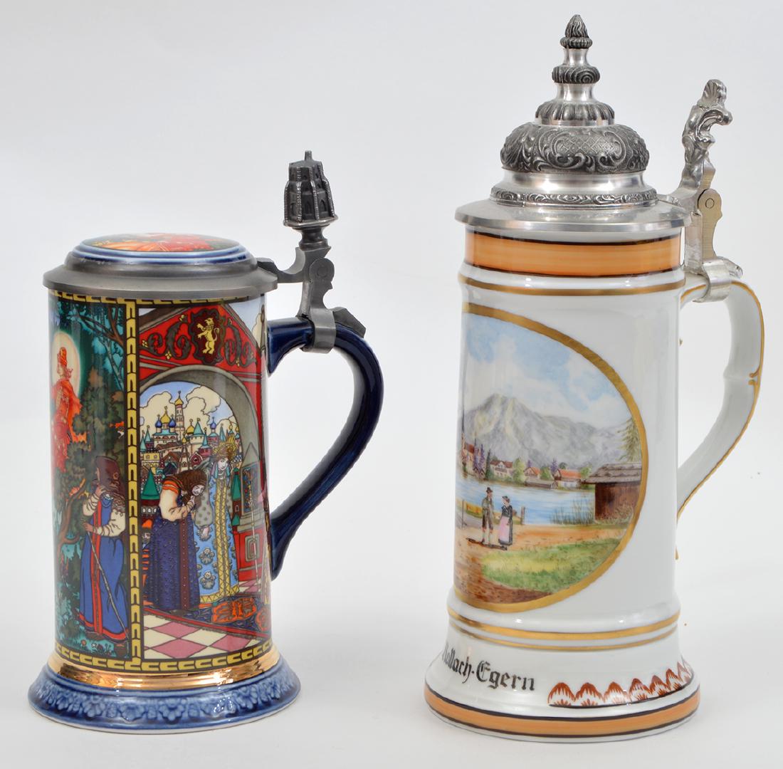 2 German Beer Steins Metlach (1 of 9)