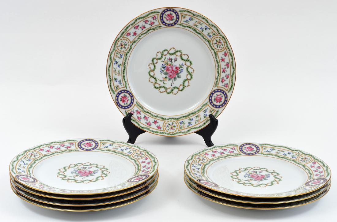 8 Haviland Limoge Louveciennes Dinner Plates (1 of 5)
