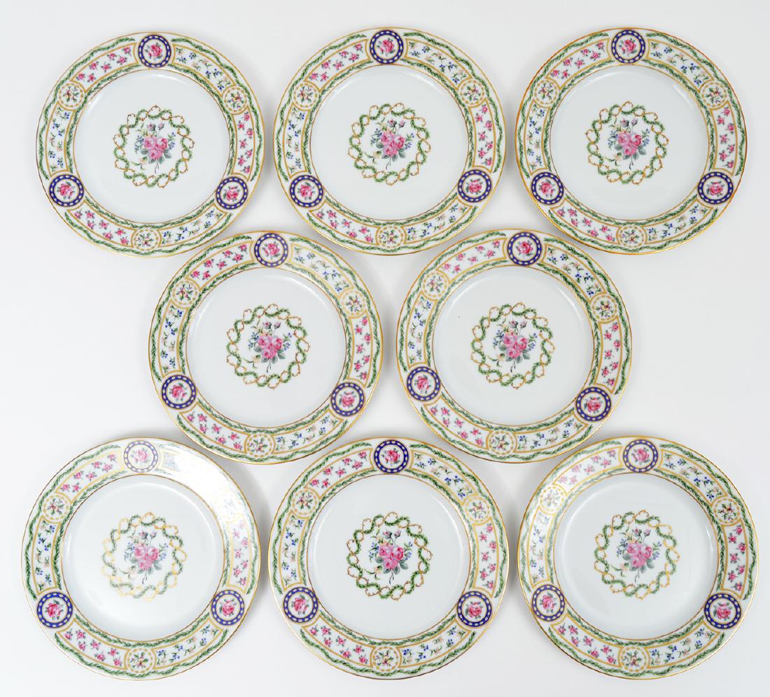 8 Haviland Limoge Louveciennes Salad Plates (1 of 5)