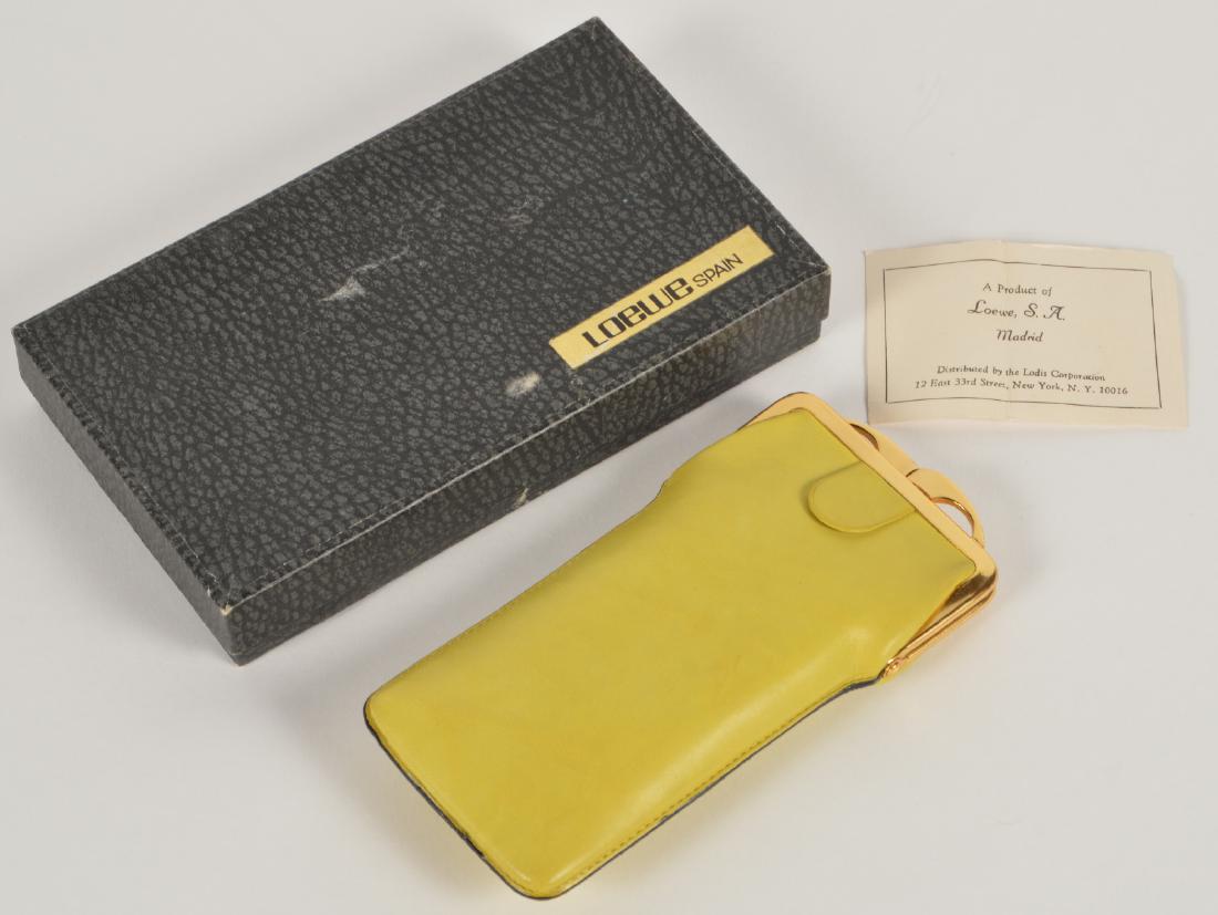 Loewe of Spain Yellow Leather Eyeglass Case (1 of 9)
