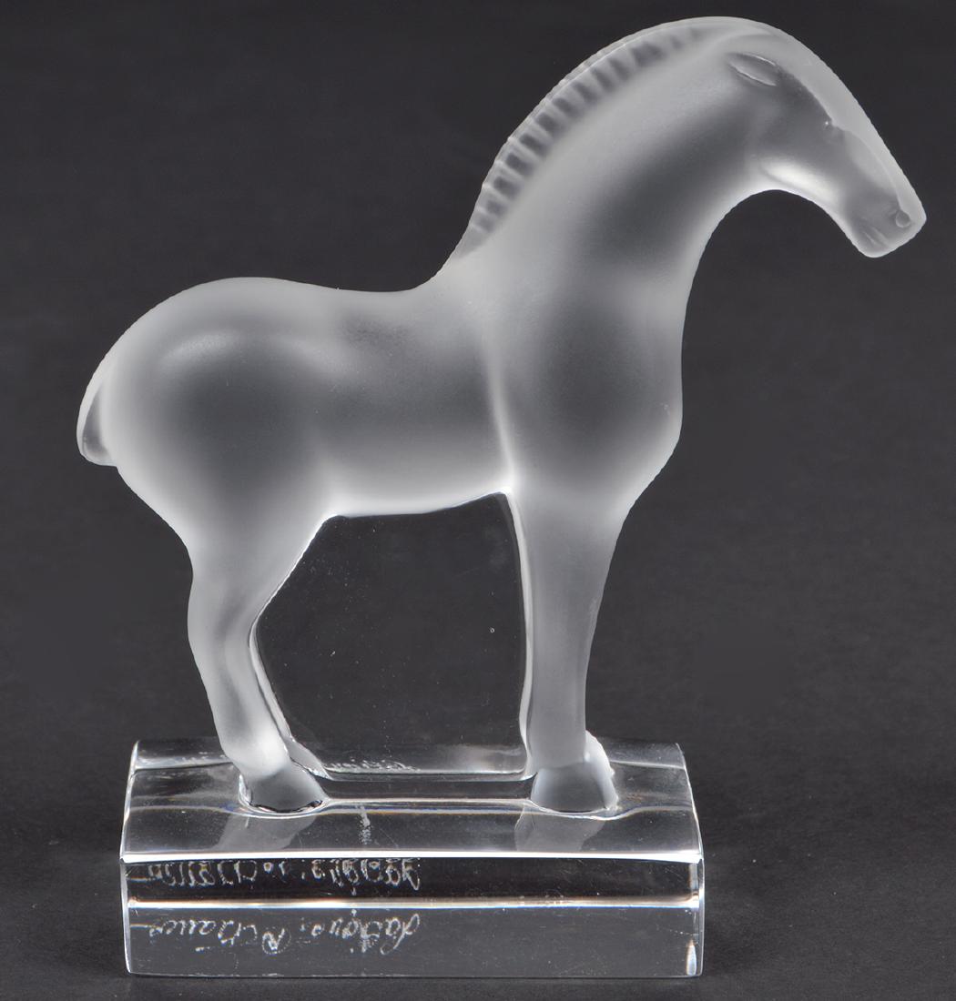 Lalique 'Tang Horse' Figure Paperweight