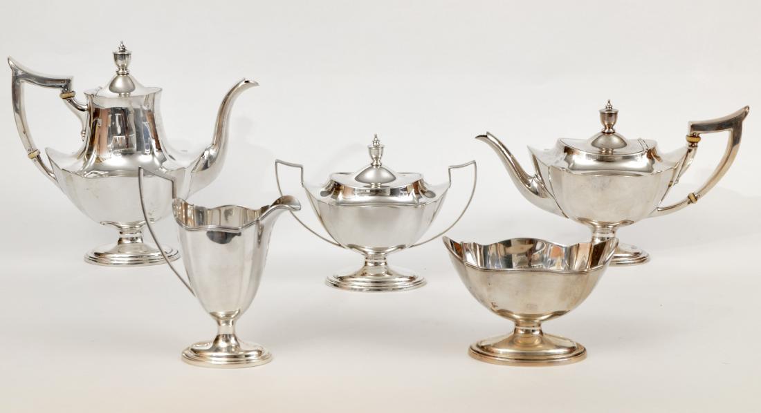 Gorham Sterling Silver Coffee & Tea Set (1 of 11)