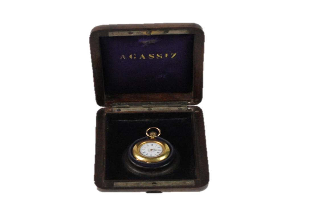 Antique Agassiz 18k Yellow Gold Pocket Watch (1 of 7)