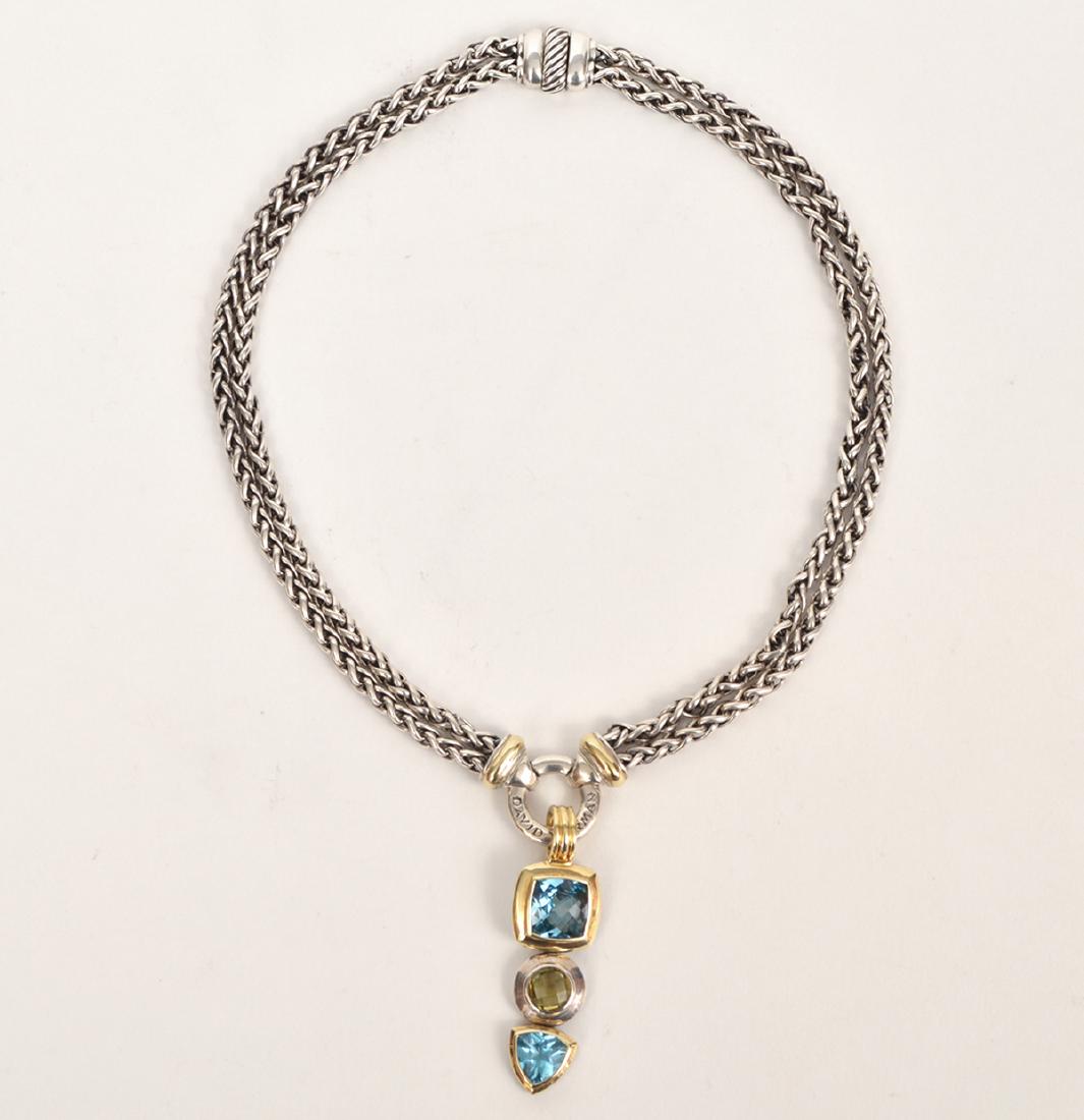 David Yurman Sterling & 18k Gold Topaz & Citrine (1 of 6)