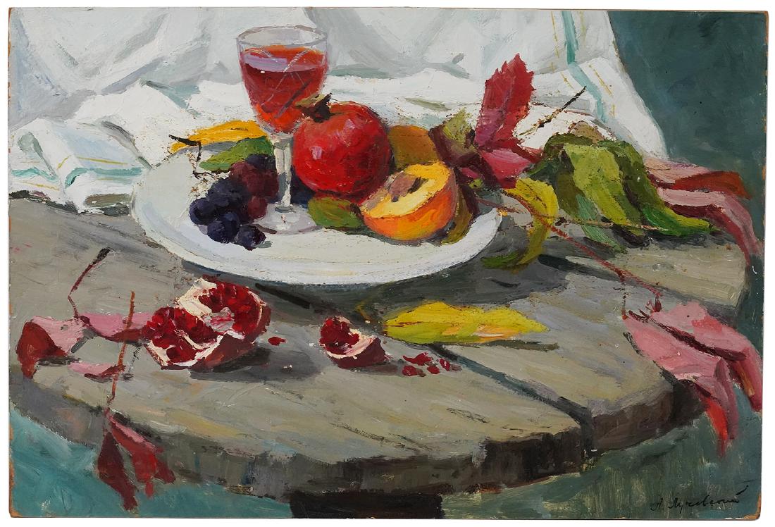 Russian Oil Painting by Leonid Luchevsky Signed (1 of 12)