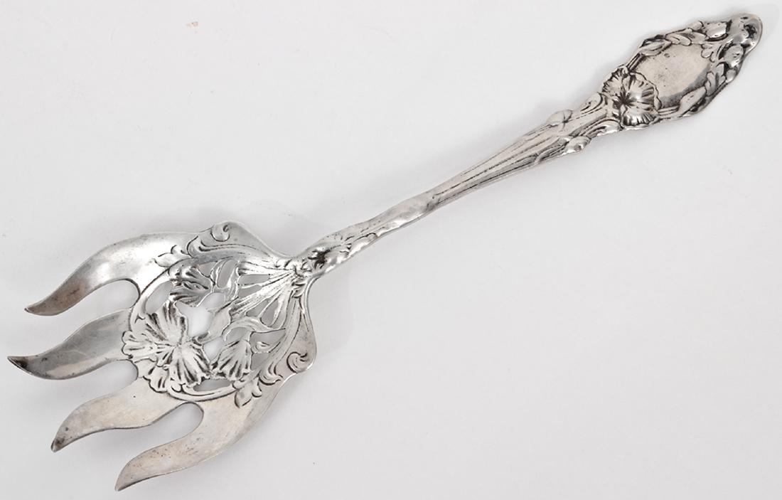 Antique Sterling Silver Serving Fork 92g (1 of 6)