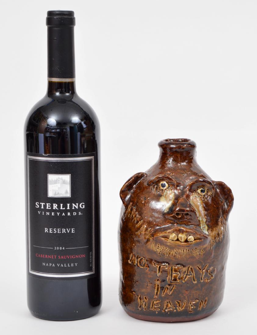 Marie Rogers Pottery Face Jug No Tears In Heaven (1 of 9)