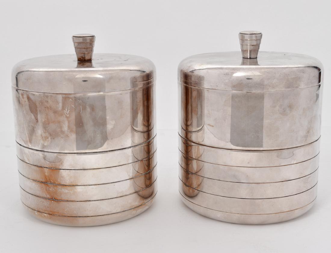 2 Christofle Mid Century Silver Plate Ice Buckets (1 of 5)
