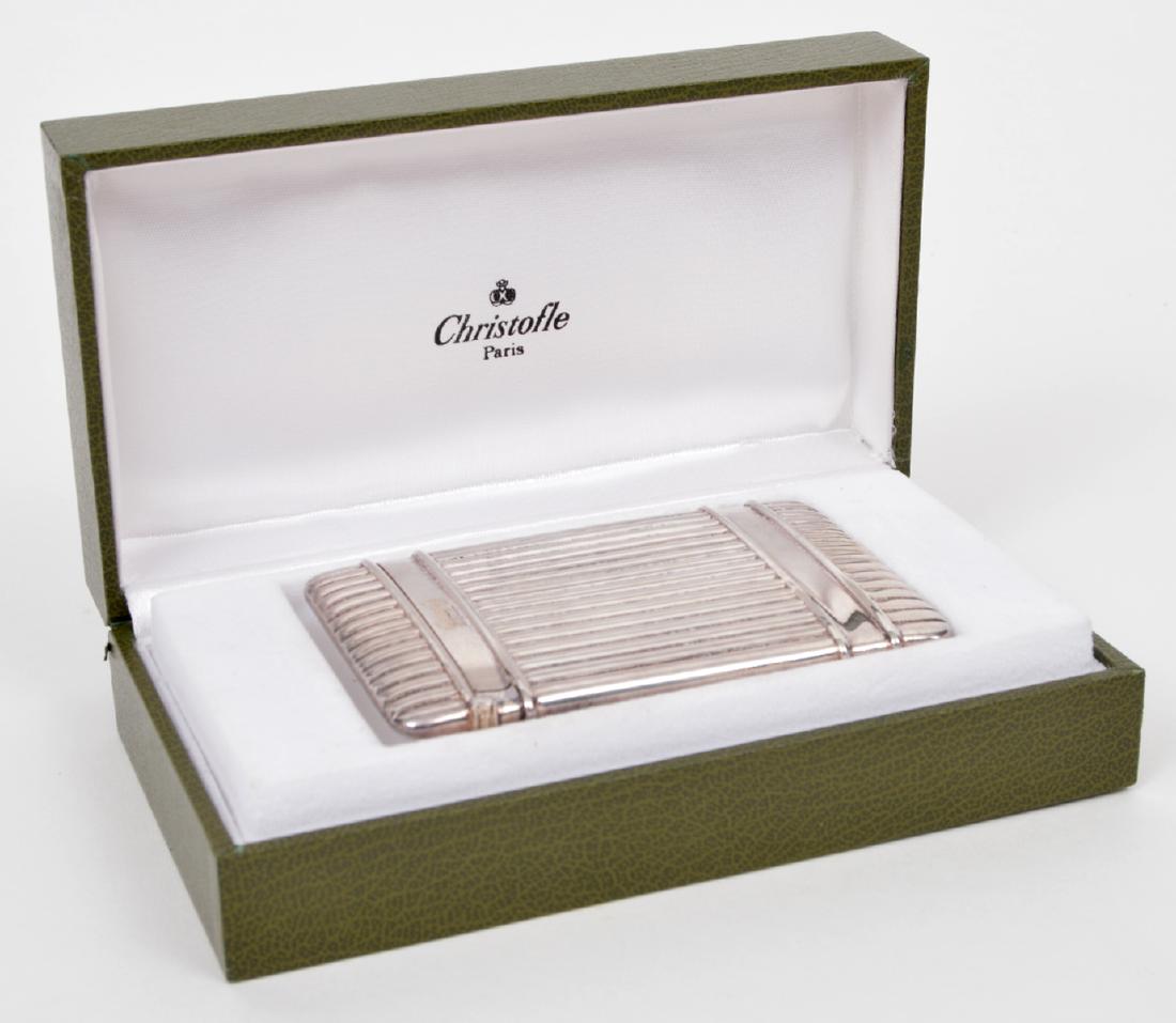Christofle Sterling Silver 925 Ribbed Card Case (1 of 8)