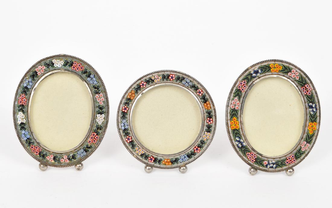 3 Mini Micro Mosaic Flower Frames (1 of 6)