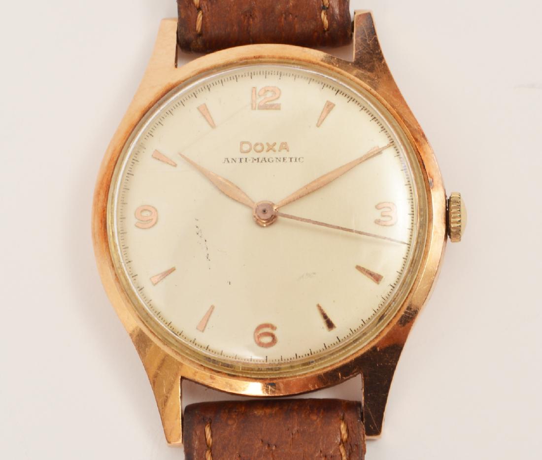 Vintage Classic Doxa Luxury 14k Solid Gold Watch (1 of 9)