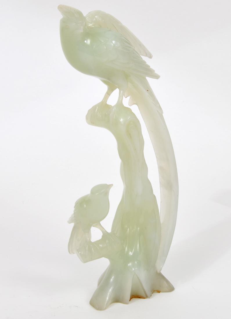 Chinese Carved Jade Bird Figurine (1 of 9)