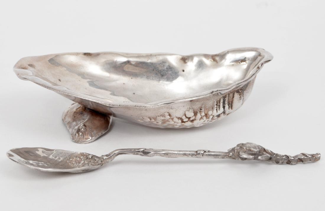 Sterling Silver Shell Bowl & Crab Spoon (1 of 5)