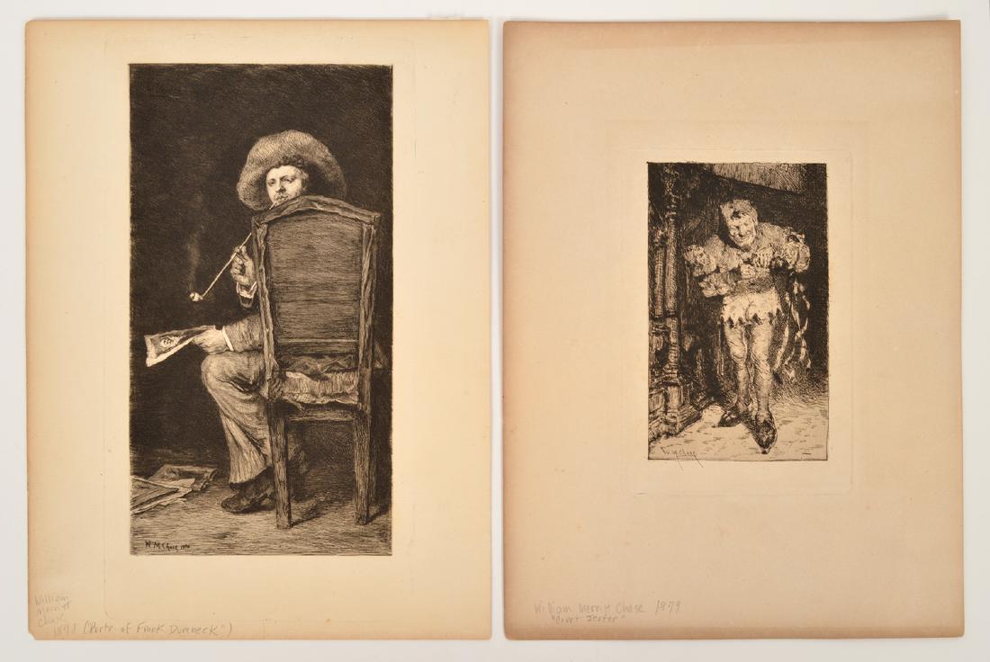 2 William Merritt Chase Artist Etchings (1 of 8)