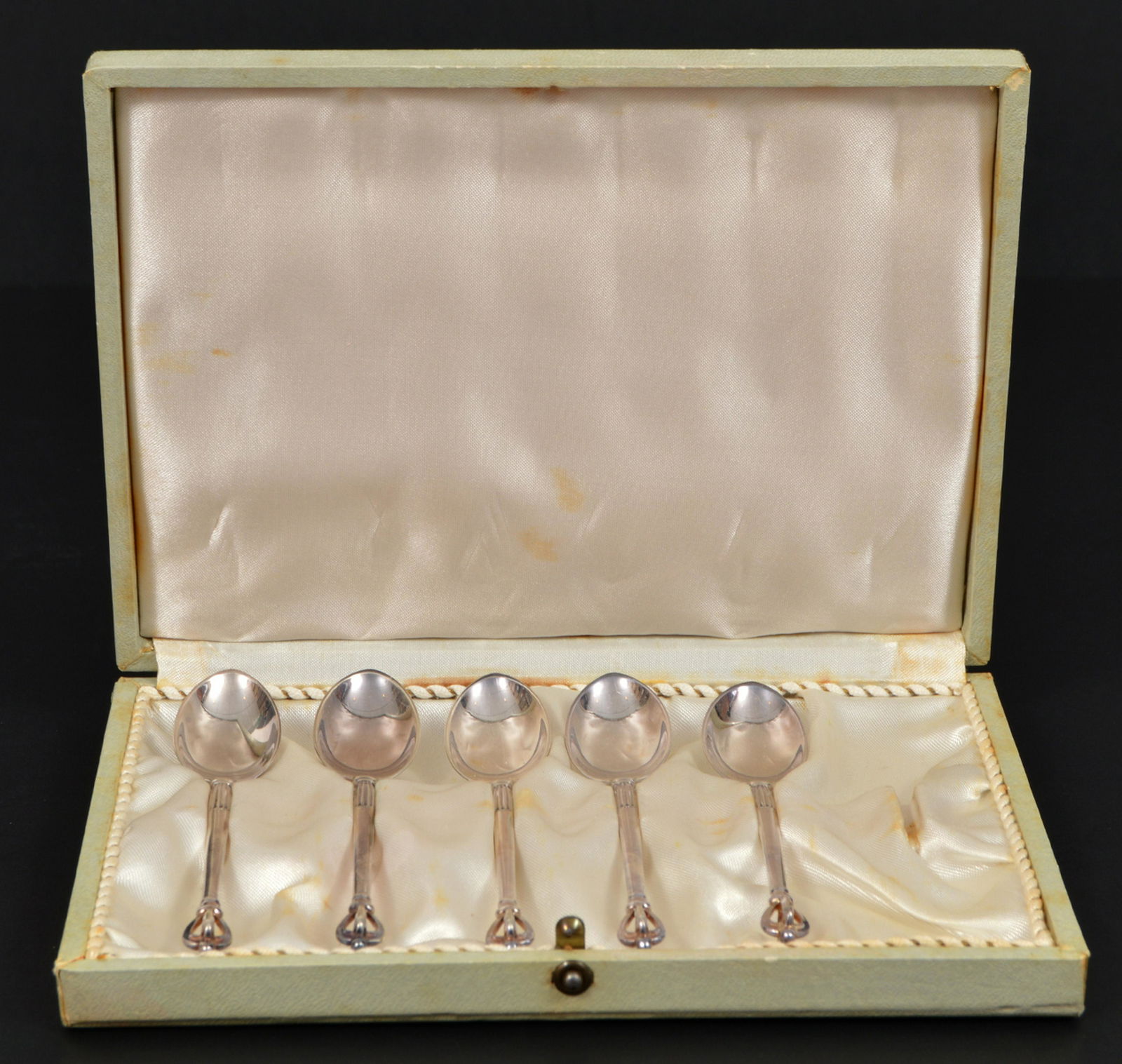 5 W & S Sorrensen Sterling Silver Demitasse Spoons (1 of 5)