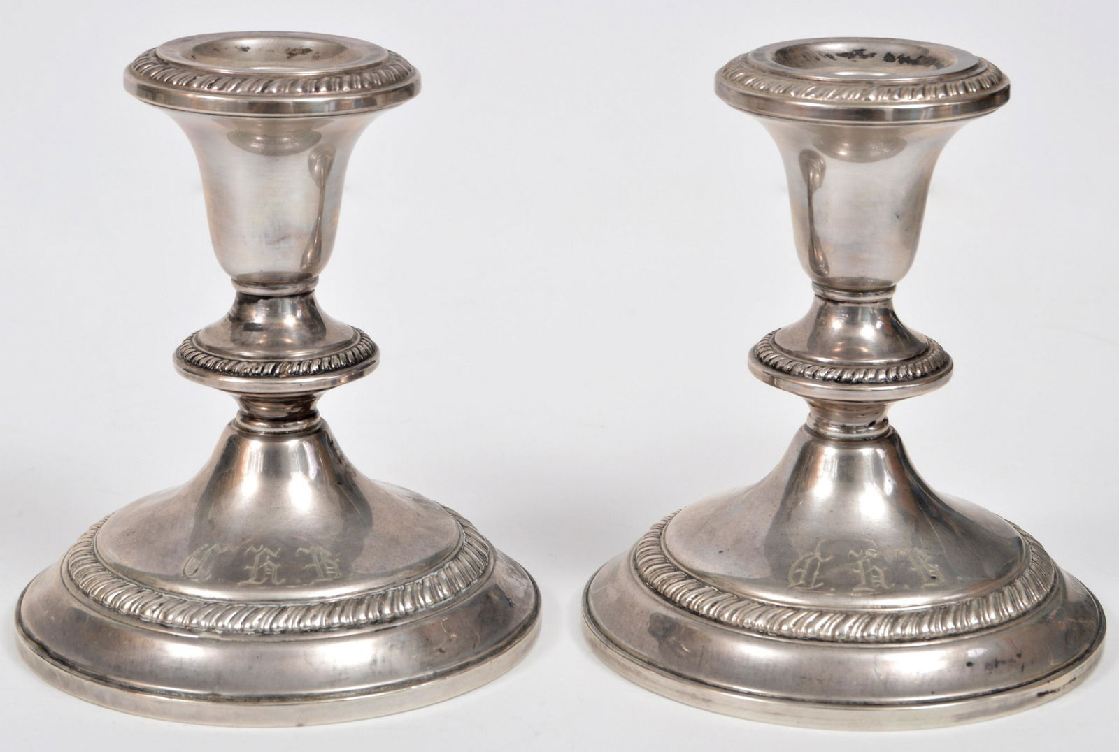 2 Sterling Silver Candlestick Holders (1 of 5)