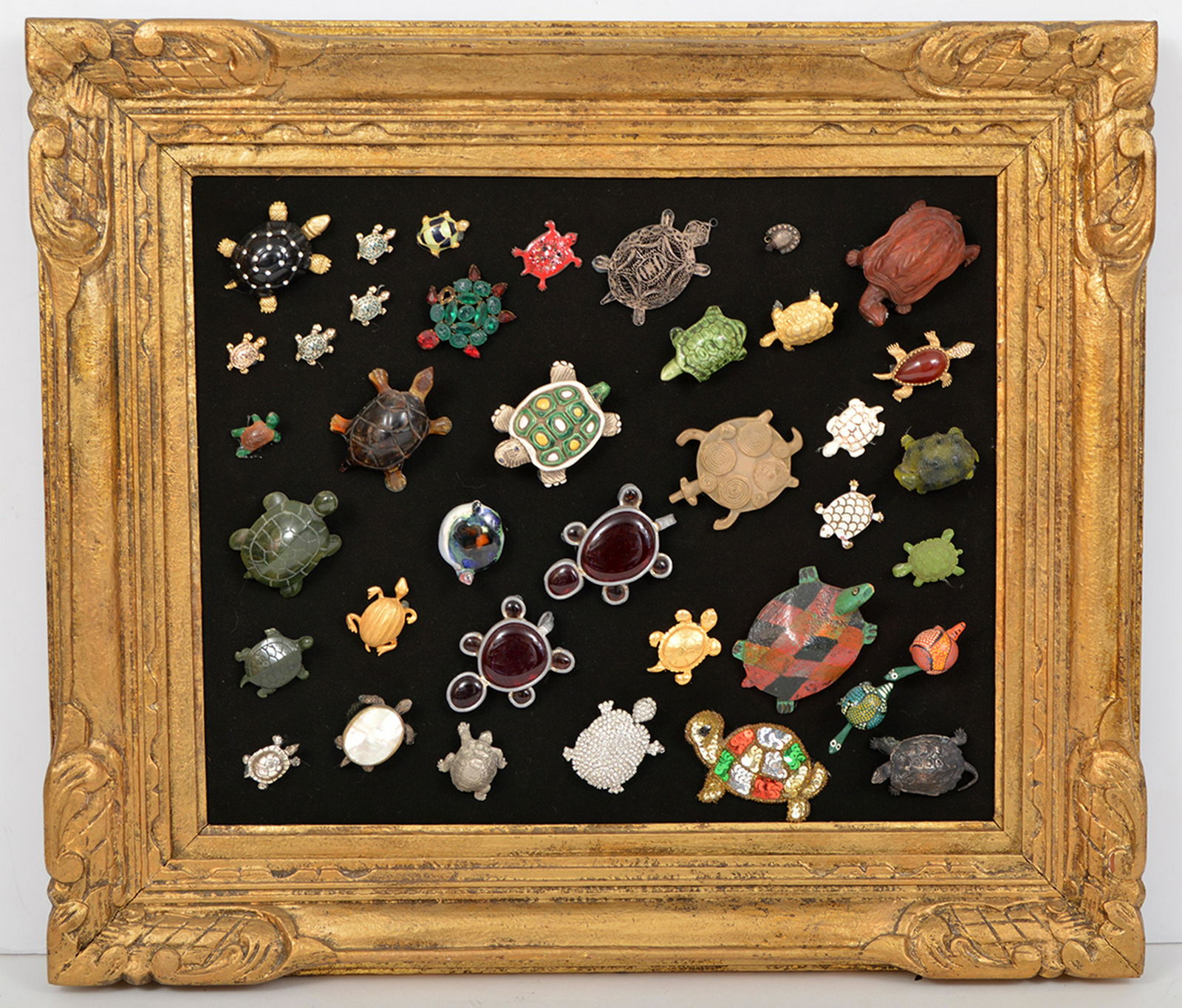 Estate P. Trigere Vintage Jeweled Turtle Collage (1 of 4)